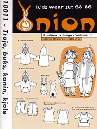 Shirt, pants, rabbit, dress. Onion 10011. 