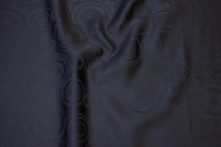Black jacquard-woven table-cloth-fabric