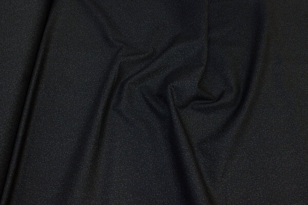 Black patchwork-cotton with discrete pattern