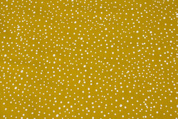 Brass-yellow cotton with white dot