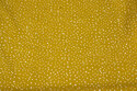 Brass-yellow cotton with white dot