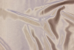 Crepe satin in oister-colored