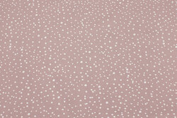 Delicate dusty-purple cotton with white dot