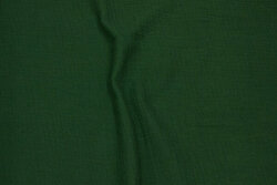 Double-woven cotton gauze in forest-green