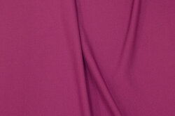 Dress-polyestercrepe with light stretch in fuchsia