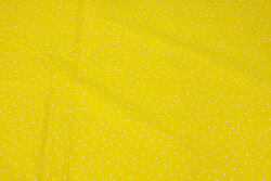Lemon-yellow cotton with white dot