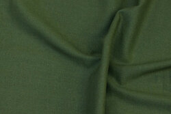 Linen and viscose in moss-green
