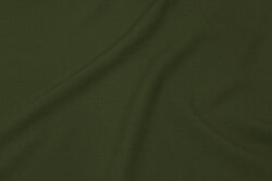 Polyester mini-stretch in olive-colored