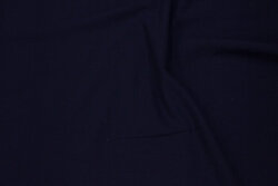 Soft, navy stretch-crepe in viscose