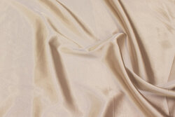 Stretch-satin satin in champagne and østers colored