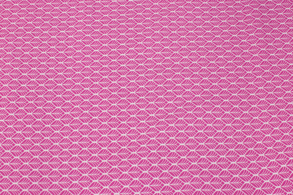 Pink cotton with ca. 2 cm white pattern