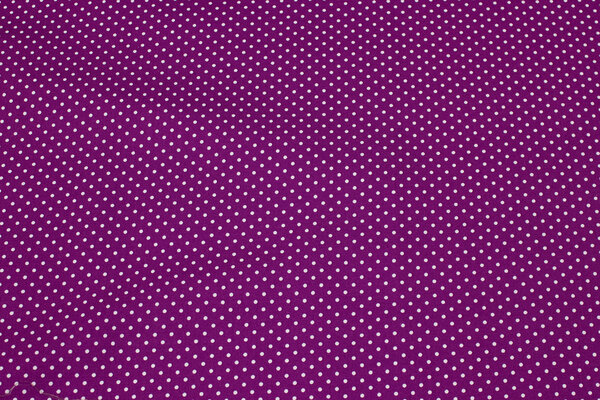 Red-purple cotton with white mini dot