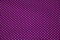Red-purple cotton with white mini dot