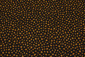 Black cotton with small brown pattern