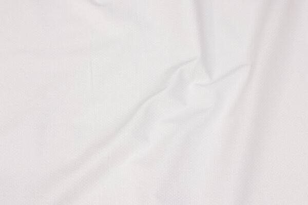 White cotton with discrete white mini dot
