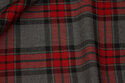 Soft viscose checks in grey and red