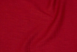 Washed linen in winter-red