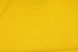 Yellow cotton with orange micro-dot