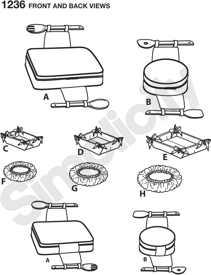 Transport your cooking creations in style with these handy kitchen accessories; zippered casserole cover for 9" X 13" rectangular and 2.5 Quart oval dishes, bowl covers and gifting baskets each in three sizes.