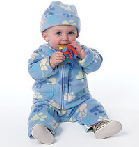 Infants Jacket, Overalls, Pants, Bunting and Hat. Butterick 6238. 