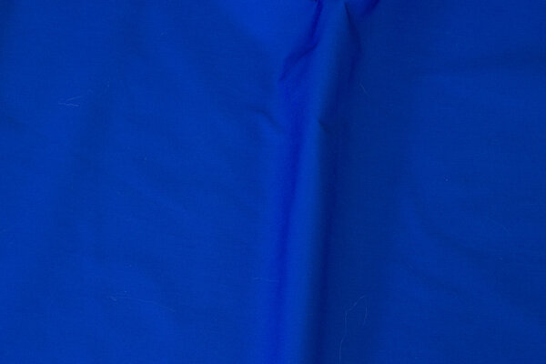 Coated anorak-fabric in cobolt-blue