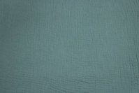 Double woven soft cotton (gauze) salviegrøn