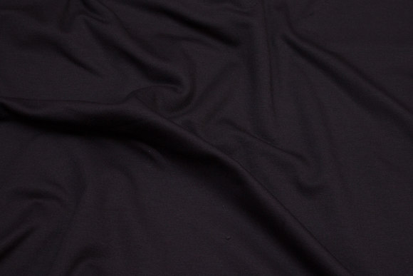 Lightweight, black, softened sweatshirt fabric