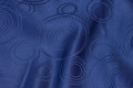 Navy polyester-jacquard for table cloths etc.