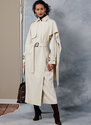 Trench coats and belt