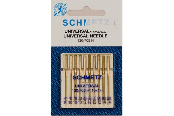 Assorted sewing machine needles, 10 pcs