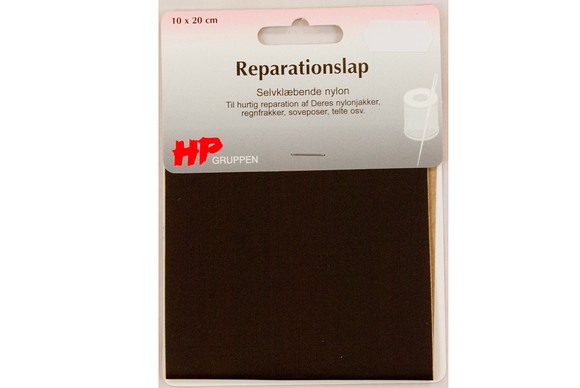 Brown nylon repair patch 10 x 20 cm