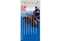 Embroidery needles with point, 6 pcs, no. 20