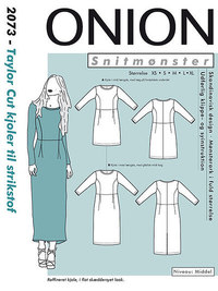 Taylor cut dresses for knits. Onion 2073. 