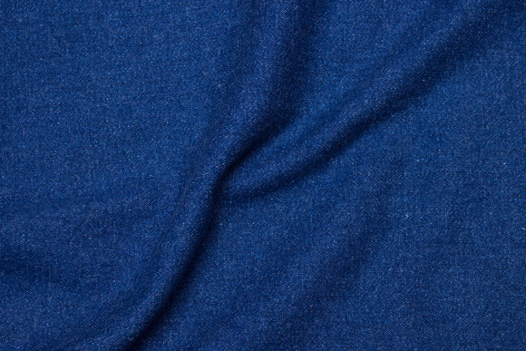 Blue denim, washed and soft