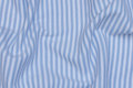 Rib-fabric narrow-striped light blue and white