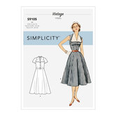 Vintage Dress With Detachable Collar. Simplicity 9105. 