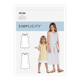 Childrens and Girls Dresses. Simplicity 9120. 