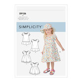 Toddlers dresses. Simplicity 9126. 