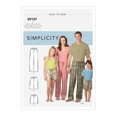 Unisex Sleepwear. Simplicity 9127. 