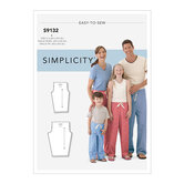 Unisex Sleepwear. Simplicity 9132. 