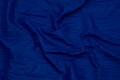 Taffeta in blue colours with crinkle effect
