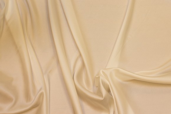 Off-white silk-satin with stretch