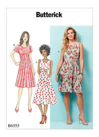 Dress. Butterick 6555. 