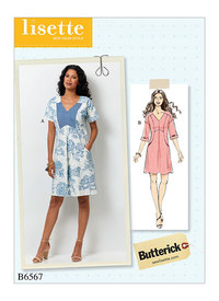 Dress. Butterick 6567. 