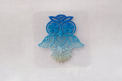 Owl patch 3-4 cm