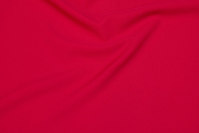 Polyester bi-stretch in red