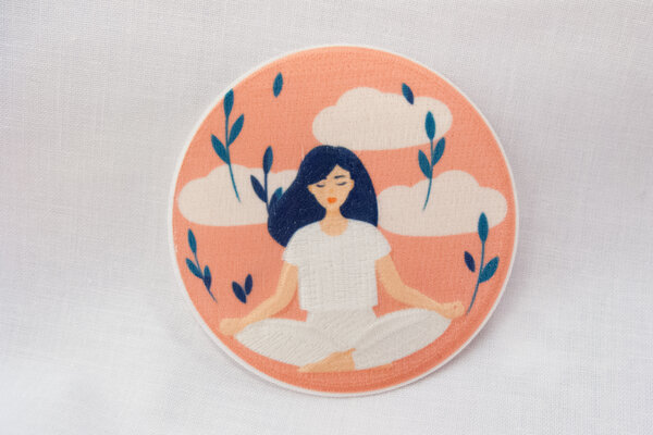 Recycle Yoga patch 6.5 cm