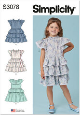 Children´s dresses. Simplicity 3078. 
