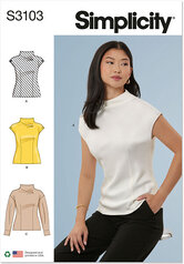 Top with sleeve variations. Simplicity 3103. 