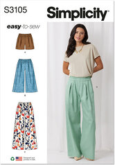 Shorts, pants. Simplicity 3105. 